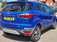 USED 2017 17 FORD ECOSPORT 1.0T EcoBoost Titanium SUV 5dr Petrol Manual 2WD Euro 6 (s/s) (125 ps) 6 months warranty, &pound;1000 per claim