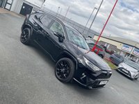 USED 2021 06 TOYOTA RAV4 2.5 VVT-h Black Edition SUV 5dr Petrol Hybrid CVT 4WD Euro 6 (s/s) (222 ps) Nav Camera Cruise Keyless DAB