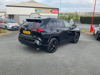 USED 2021 06 TOYOTA RAV4 2.5 VVT-h Black Edition SUV 5dr Petrol Hybrid CVT 4WD Euro 6 (s/s) (222 ps) Nav Camera Cruise Keyless DAB