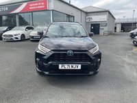 USED 2021 06 TOYOTA RAV4 2.5 VVT-h Black Edition SUV 5dr Petrol Hybrid CVT 4WD Euro 6 (s/s) (222 ps) Nav Camera Cruise Keyless DAB