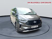 USED 2025 74 FORD TOURNEO CUSTOM 2.0 320 EcoBlue Active Minibus Double Cab 5dr Diesel Auto L2 Euro 6 (s/s) (170 ps) FORD WARRANTY 01/28+ELEC DOORS