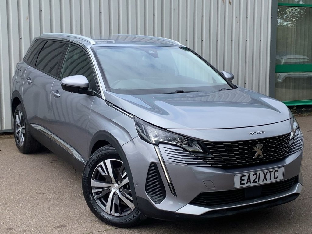 USED 2021 21 PEUGEOT 5008 1.5 BlueHDi Allure Premium SUV 5dr Diesel EAT Euro 6 (s/s) (130 ps) KEYLESS+SATNAV+CARPLAY+CAMERA