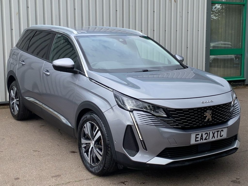 USED 2021 21 PEUGEOT 5008 1.5 BlueHDi Allure Premium SUV 5dr Diesel EAT Euro 6 (s/s) (130 ps) KEYLESS+SATNAV+CARPLAY+CAMERA