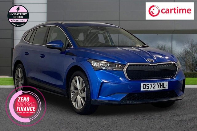 View our Skoda Enyaq IV iV 82kWh 80 SUV 5dr Electric Auto (DC125kW) (204 ps) Rear Parking Sensors, Smartlink, Drive Package, Interior Package - Loft, Chrome Pack