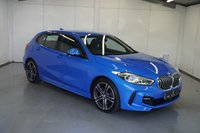 USED 2021 21 BMW 1 SERIES 1.5 118i M Sport Hatchback 5dr Petrol Manual Euro 6 (s/s) (136 ps) Misano Blue Metallic, Auto, Service history