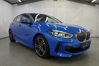 USED 2021 21 BMW 1 SERIES 1.5 118i M Sport Hatchback 5dr Petrol Manual Euro 6 (s/s) (136 ps) Misano Blue Metallic, Auto, Service history