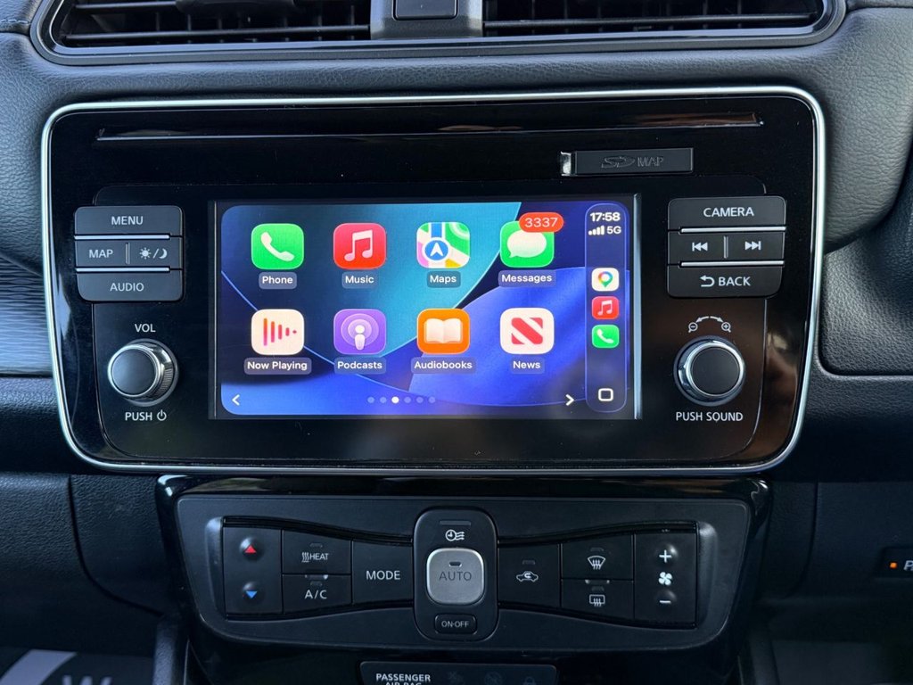 USED 2018 67 NISSAN LEAF 40kWh Tekna Hatchback 5dr Electric Auto (150 ps) APPLE CARPLAY+360 CAMERA+F/LEATHER