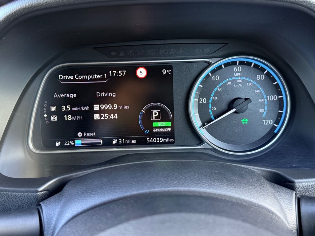 USED 2018 67 NISSAN LEAF 40kWh Tekna Hatchback 5dr Electric Auto (150 ps) APPLE CARPLAY+360 CAMERA+F/LEATHER