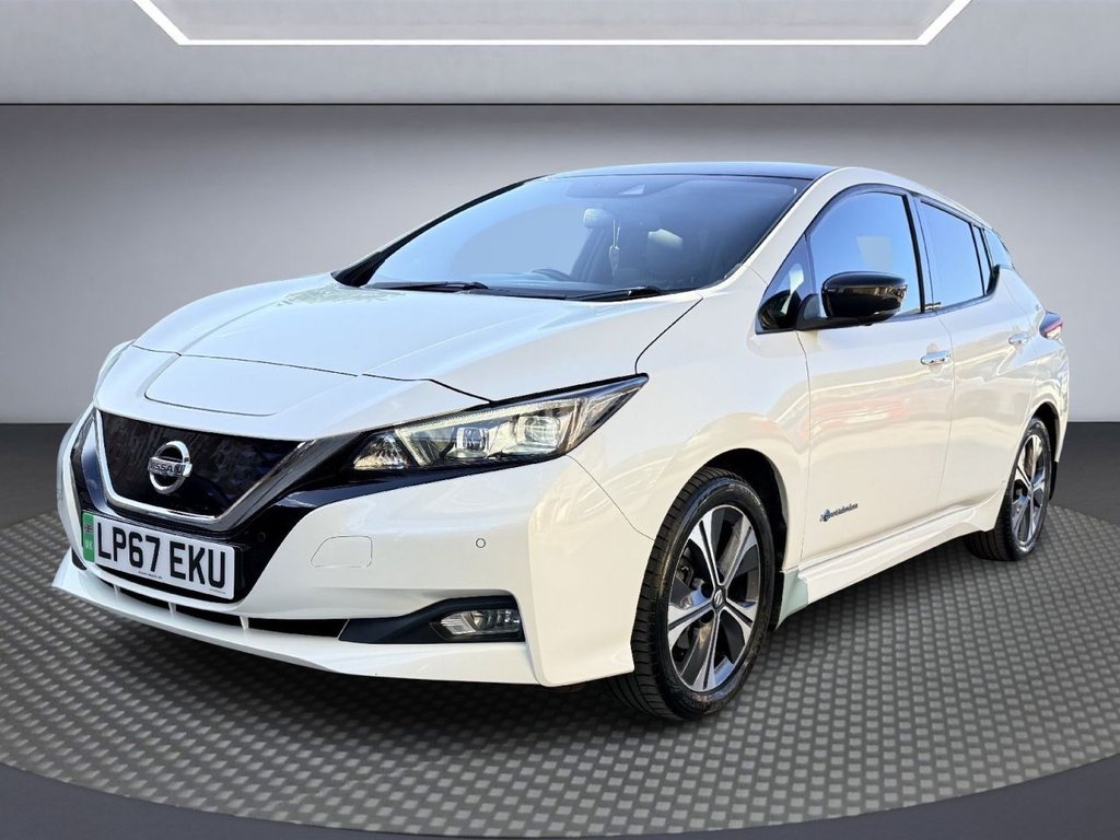 USED 2018 67 NISSAN LEAF 40kWh Tekna Hatchback 5dr Electric Auto (150 ps) APPLE CARPLAY+360 CAMERA+F/LEATHER