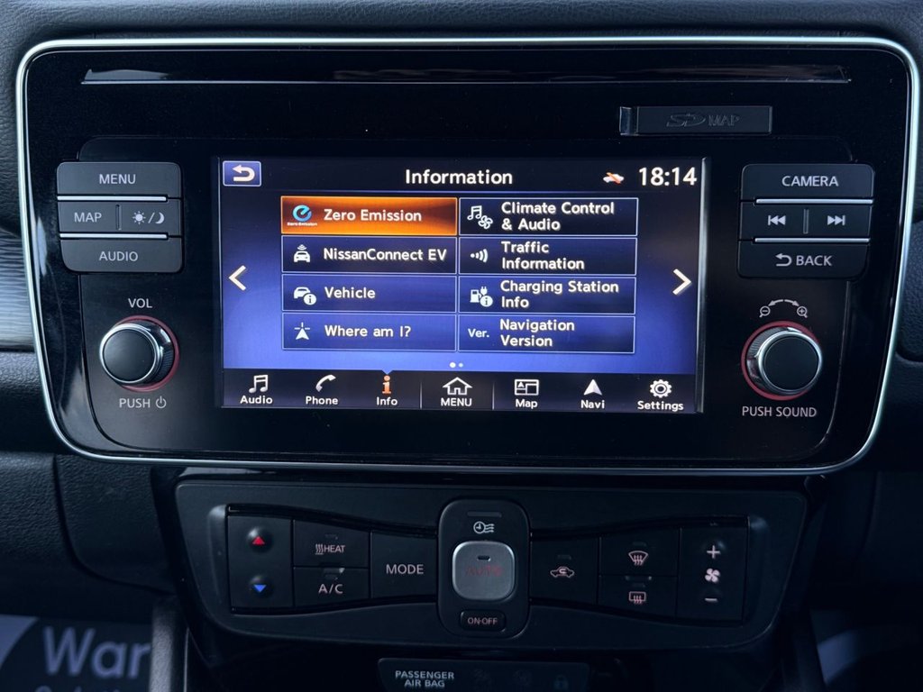 USED 2018 67 NISSAN LEAF 40kWh Tekna Hatchback 5dr Electric Auto (150 ps) APPLE CARPLAY+360 CAMERA+F/LEATHER