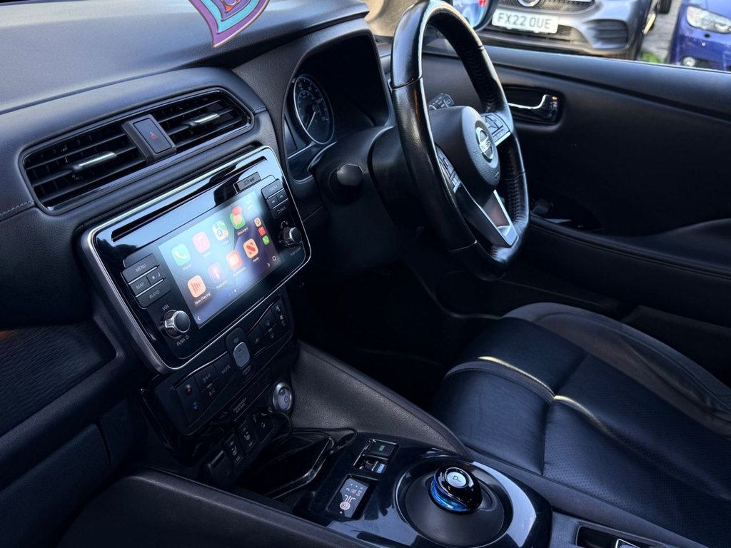 USED 2018 67 NISSAN LEAF 40kWh Tekna Hatchback 5dr Electric Auto (150 ps) APPLE CARPLAY+360 CAMERA+F/LEATHER