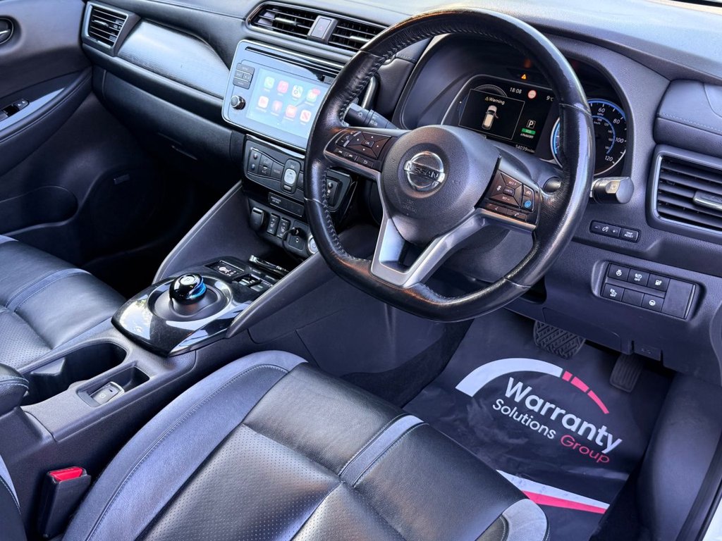 USED 2018 67 NISSAN LEAF 40kWh Tekna Hatchback 5dr Electric Auto (150 ps) APPLE CARPLAY+360 CAMERA+F/LEATHER