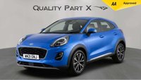 USED 2021 21 FORD PUMA 1.0T EcoBoost MHEV Titanium SUV 5dr Petrol Manual Euro 6 (s/s) (125 ps) 1 OWNER, SATNAV, CAR PLAY