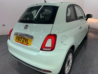 USED 2017 17 FIAT 500 1.2 ECO Pop Star Hatchback 3dr Petrol Manual Euro 6 (s/s) (69 bhp) FSH, A/C, alloys, bluetooth