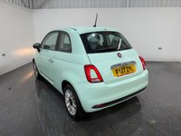 USED 2017 17 FIAT 500 1.2 ECO Pop Star Hatchback 3dr Petrol Manual Euro 6 (s/s) (69 bhp) FSH, A/C, alloys, bluetooth