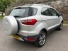 USED 2015 15 FORD ECOSPORT 1.0T EcoBoost Titanium SUV 5dr Petrol Manual 2WD Euro 5 (s/s) (125 ps) Desirable 2015 Ford Ecosport Titanium with leather