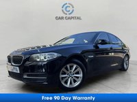 USED 2015 15 BMW 5 SERIES 2.0 518d SE Saloon 4dr Diesel Auto Euro 6 (s/s) (150 ps) 2 KEYS+PARK SENS+LONG MOT & SERVICE