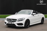 USED 2017 17 MERCEDES-BENZ C-CLASS 2.0 C200 AMG Line Cabriolet 2dr Petrol G-Tronic+ Euro 6 (s/s) (184 ps) 