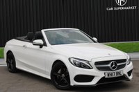 USED 2017 17 MERCEDES-BENZ C-CLASS 2.0 C200 AMG Line Cabriolet 2dr Petrol G-Tronic+ Euro 6 (s/s) (184 ps) 