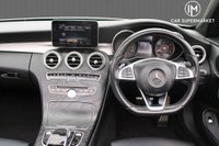 USED 2017 17 MERCEDES-BENZ C-CLASS 2.0 C200 AMG Line Cabriolet 2dr Petrol G-Tronic+ Euro 6 (s/s) (184 ps) 