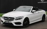 USED 2017 17 MERCEDES-BENZ C-CLASS 2.0 C200 AMG Line Cabriolet 2dr Petrol G-Tronic+ Euro 6 (s/s) (184 ps) 