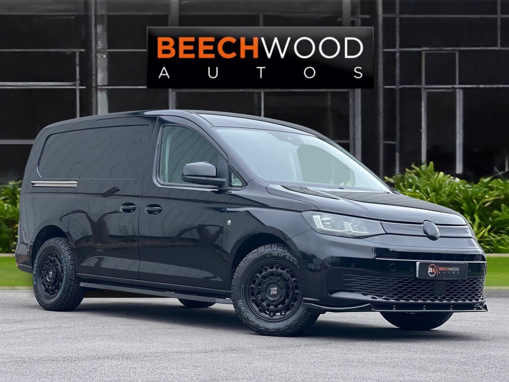 USED 2021 21 VOLKSWAGEN CADDY MAXI 2.0 TDI C20 Commerce Panel Van 6dr Diesel Manual LWB Euro 6 (s/s) (102 ps) BEECHWOOD STEALTH & NINJA PACK
