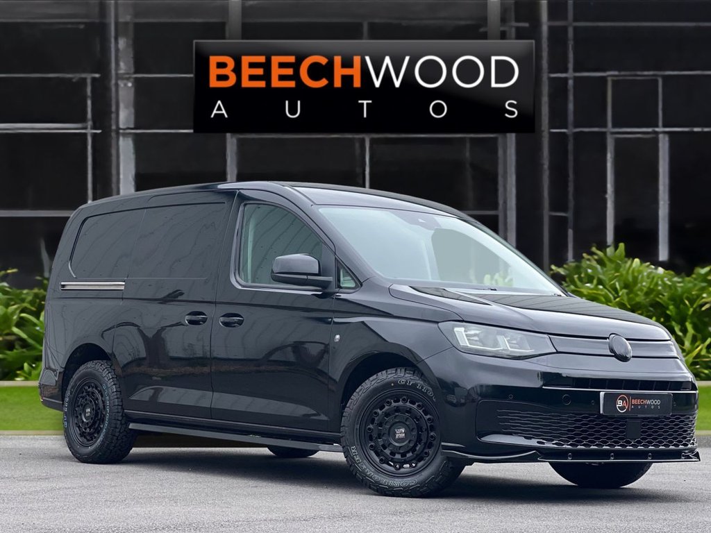 USED 2021 21 VOLKSWAGEN CADDY MAXI 2.0 TDI C20 Commerce Panel Van 6dr Diesel Manual LWB Euro 6 (s/s) (102 ps) BEECHWOOD STEALTH & NINJA PACK