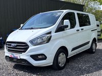 USED 2022 22 FORD TRANSIT CUSTOM 2.0 300 Trend 6 Seat Crew Van Double Cab 5dr Diesel Manual L1 H1 Euro 6 130PS 