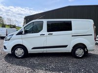 USED 2022 22 FORD TRANSIT CUSTOM 2.0 300 Trend 6 Seat Crew Van Double Cab 5dr Diesel Manual L1 H1 Euro 6 130PS 