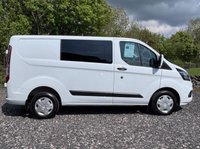 USED 2022 22 FORD TRANSIT CUSTOM 2.0 300 Trend 6 Seat Crew Van Double Cab 5dr Diesel Manual L1 H1 Euro 6 130PS 