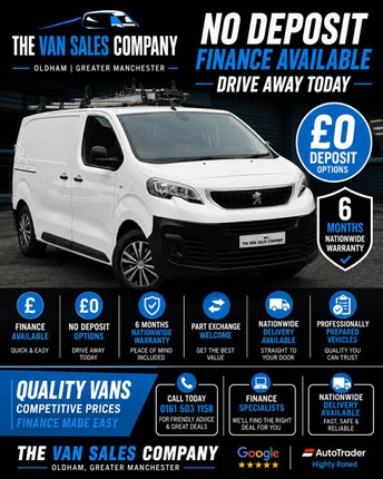 2020 PEUGEOT EXPERT 1.5 BLUE E-HDI 1000 PROFESSIONAL STANDARD PANEL VAN 6DR DIESEL MANUAL MWB EURO 6 (S/S) (100 BHP) NAV £8944.00