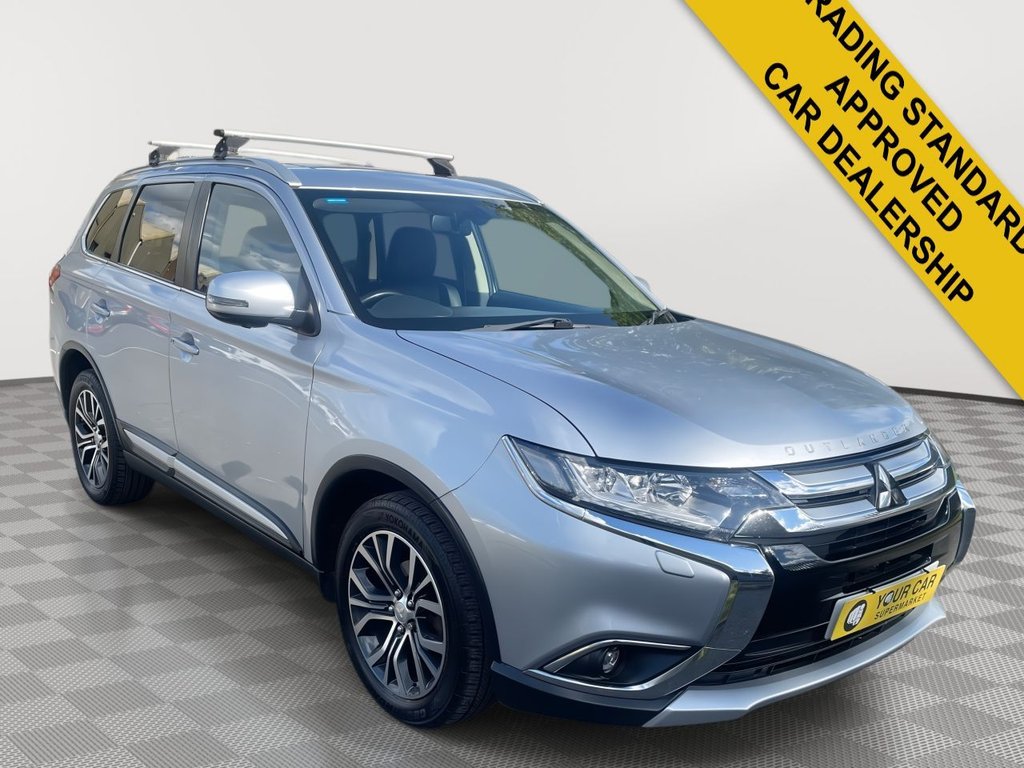 USED 2017 17 MITSUBISHI OUTLANDER 2.2 DI-D 4 SUV 5dr Diesel Auto 4WD Euro 6 (147 ps) 7 Seats, 360 Camera