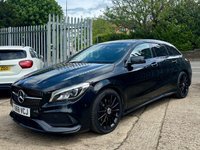 USED 2018 68 MERCEDES-BENZ CLA 2.1 CLA220d AMG Line Night Edition (Plus) Shooting Brake 5dr Diesel 7G-DCT Euro 6 (s/s) (170 ps) 