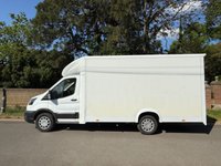 USED 2021 21 FORD TRANSIT 2.0 350 EcoBlue 130BHP Leader LOW CHASSIS LWB L3 LOW LOADER LUTON VAN 1 OWNER+EURO 6+ 3.5 TONNE