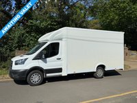 USED 2021 21 FORD TRANSIT 2.0 350 EcoBlue 130BHP Leader LOW CHASSIS LWB L3 LOW LOADER LUTON VAN 1 OWNER+EURO 6+ 3.5 TONNE
