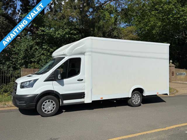 View our Ford Transit 2.0 350 EcoBlue 130BHP Leader LOW CHASSIS LWB L3 LOW LOADER LUTON VAN