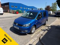 USED 2013 13 VOLKSWAGEN CADDY MAXI 1.6 TDi C20 Maxi Combi Van 5dr Diesel DSG FWD (149 g/km, 101 bhp)**AUTOMATIC**CREW CAB**NO VAT** **CREW CAB**