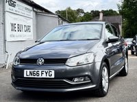USED 2016 66 VOLKSWAGEN POLO 1.2 TSI BlueMotion Tech Match Hatchback 5dr Petrol Manual Euro 6 (s/s) (90 ps) 