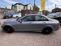 USED 2013 13 MERCEDES-BENZ C-CLASS 2.1 C250 CDI BlueEfficiency AMG Sport Saloon 4dr Diesel G-Tronic+ Euro 5 (s/s) (204 ps) 1/2 LEATHER, 18" ALLOYS, 12 MTH MOT
