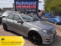 USED 2013 13 MERCEDES-BENZ C-CLASS 2.1 C250 CDI BlueEfficiency AMG Sport Saloon 4dr Diesel G-Tronic+ Euro 5 (s/s) (204 ps) 1/2 LEATHER, 18" ALLOYS, 12 MTH MOT