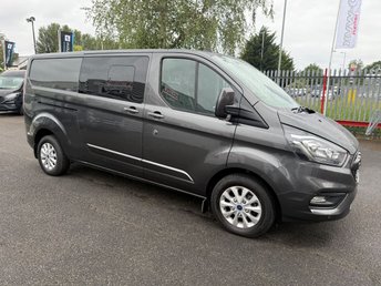 2022 FORD TRANSIT CUSTOM 2.0 300 EcoBlue Limited Crew Van Double Cab 5dr Diesel Manual L2 H1 Euro 6 (s/s) (170 ps) &pound;19950.00