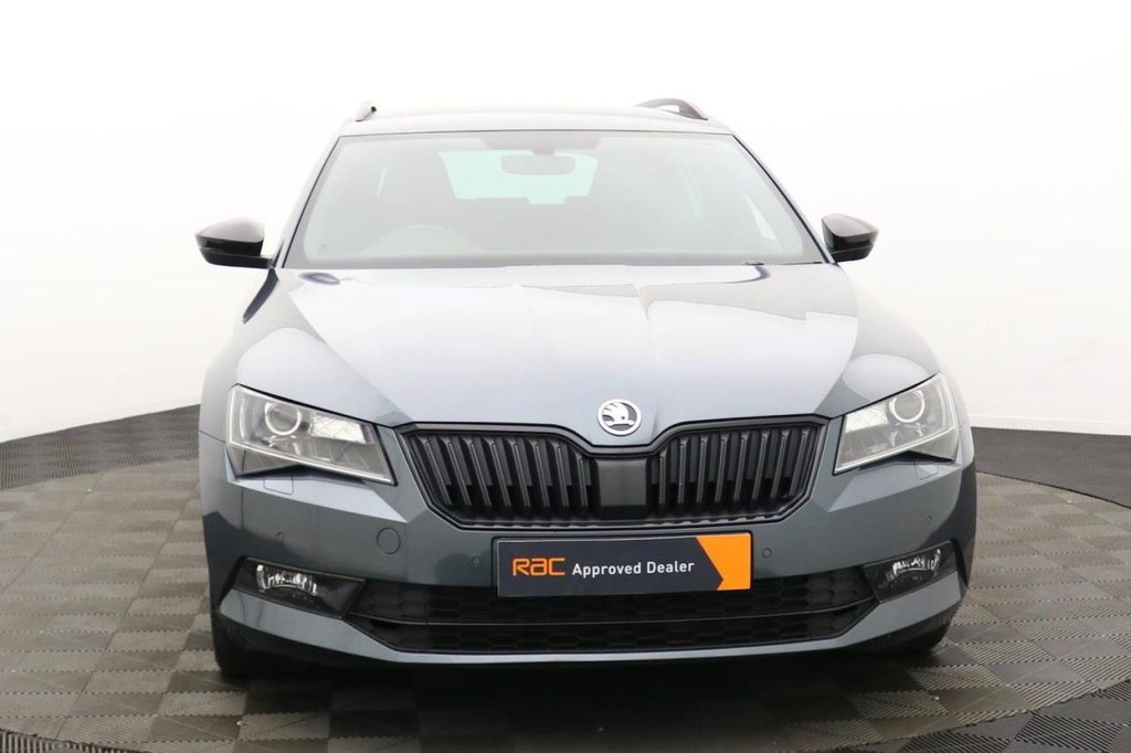 USED 2018 68 SKODA SUPERB 2.0 TDI SportLine Estate 5dr Diesel DSG Euro 6 (s/s) (150 ps) Car Play, Sat Nav, 19" Alloys