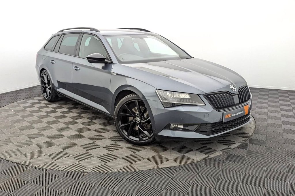 USED 2018 68 SKODA SUPERB 2.0 TDI SportLine Estate 5dr Diesel DSG Euro 6 (s/s) (150 ps) Car Play, Sat Nav, 19" Alloys
