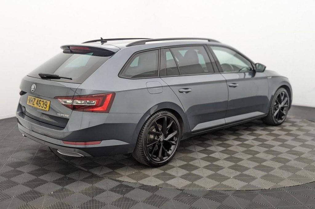 USED 2018 68 SKODA SUPERB 2.0 TDI SportLine Estate 5dr Diesel DSG Euro 6 (s/s) (150 ps) Car Play, Sat Nav, 19" Alloys