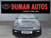USED 2008 58 PORSCHE 911 3.6 997 Turbo Coupe 2dr Petrol Tiptronic S AWD (326 g/km, 480 bhp) PANORAMIC ROOF+ FULL LEATHER TRIM+ PRICAVY GLASS+ AWD PASM ADAPTIVE SUSPENTION+ ACTIVE REAR SPOILER+ XENON HEADLIGHTS+ HEATED ELECTRIC SEATS+ TURBO WHEELS+ PCM NAVIGATION+ CLIMATE CONTROL+ CRUISE CONTROL+ BOSE SOUND SYSTEM+ REAR PARKING SENSORS+ MULTIFUNCTION STEERING WHEEL+ MEMORY SEATS+ SPORT CHRONO PACKAGE TURBO+ SPORT MODE+ CD PLAYER+ 19 INCH ALLOY WHEELS+