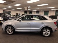 USED 2017 AUDI Q3 2.0 TDI S line SUV 5dr Diesel S Tronic quattro Euro 6 (s/s) (Nav) (150 ps) UK DELIVERY FLAT FEE &pound;250 (SUBJECT TO DEAL) *OVER 100 IMAGES ON OUR WEBSITE*BESPOKE FINANCE ARRANGED*PART EXCHANGE WELCOME*ALL VEHICLES HPI CLEAR