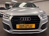 USED 2017 AUDI Q3 2.0 TDI S line SUV 5dr Diesel S Tronic quattro Euro 6 (s/s) (Nav) (150 ps) UK DELIVERY FLAT FEE &pound;250 (SUBJECT TO DEAL) *OVER 100 IMAGES ON OUR WEBSITE*BESPOKE FINANCE ARRANGED*PART EXCHANGE WELCOME*ALL VEHICLES HPI CLEAR