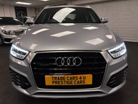 USED 2017 AUDI Q3 2.0 TDI S line SUV 5dr Diesel S Tronic quattro Euro 6 (s/s) (Nav) (150 ps) UK DELIVERY FLAT FEE &pound;250 (SUBJECT TO DEAL) *OVER 100 IMAGES ON OUR WEBSITE*BESPOKE FINANCE ARRANGED*PART EXCHANGE WELCOME*ALL VEHICLES HPI CLEAR