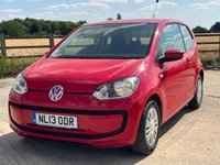 USED 2013 13 VOLKSWAGEN UP! 1.0 BlueMotion Tech Move up! Euro 5 (s/s) 3dr 1 OWNER/FULL HSTRY/NEW CLUTCH