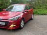 USED 2016 66 HYUNDAI I20 1.2 SE Hatchback 5dr Petrol Manual Euro 6 (84 ps) DAB - PASSION RED